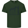 Robot Maintenance AI Futuristic SC-FI Mens Cotton T-Shirt Tee Top Forest Green