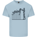 Robot Maintenance AI Futuristic SC-FI Mens Cotton T-Shirt Tee Top Light Blue