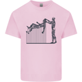 Robot Maintenance AI Futuristic SC-FI Mens Cotton T-Shirt Tee Top Light Pink
