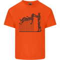 Robot Maintenance AI Futuristic SC-FI Mens Cotton T-Shirt Tee Top Orange