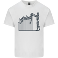 Robot Maintenance AI Futuristic SC-FI Mens Cotton T-Shirt Tee Top White