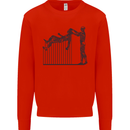 Robot Maintenance AI Futuristic SC-FI Mens Sweatshirt Jumper Bright Red