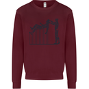 Robot Maintenance AI Futuristic SC-FI Mens Sweatshirt Jumper Maroon
