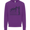 Robot Maintenance AI Futuristic SC-FI Mens Sweatshirt Jumper Purple