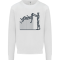 Robot Maintenance AI Futuristic SC-FI Mens Sweatshirt Jumper White