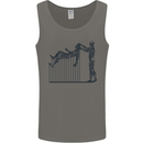 Robot Maintenance AI Futuristic SC-FI Mens Vest Tank Top Charcoal