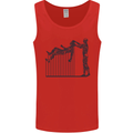 Robot Maintenance AI Futuristic SC-FI Mens Vest Tank Top Red