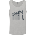 Robot Maintenance AI Futuristic SC-FI Mens Vest Tank Top Sports Grey