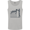 Robot Maintenance AI Futuristic SC-FI Mens Vest Tank Top Sports Grey