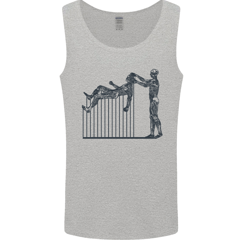 Robot Maintenance AI Futuristic SC-FI Mens Vest Tank Top Sports Grey