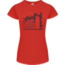 Robot Maintenance AI Futuristic SC-FI Womens Petite Cut T-Shirt Red