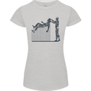 Robot Maintenance AI Futuristic SC-FI Womens Petite Cut T-Shirt Sports Grey