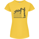 Robot Maintenance AI Futuristic SC-FI Womens Petite Cut T-Shirt Yellow