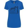 Robot Maintenance AI Futuristic SC-FI Womens Wider Cut T-Shirt Royal Blue