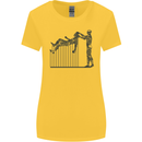 Robot Maintenance AI Futuristic SC-FI Womens Wider Cut T-Shirt Yellow