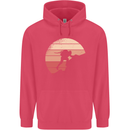 Rock Climber Climbing Mountaineering Childrens Kids Hoodie Heliconia