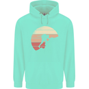 Rock Climber Climbing Mountaineering Childrens Kids Hoodie Peppermint