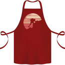 Rock Climber Climbing Mountaineering Cotton Apron 100% Organic Maroon