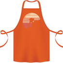 Rock Climber Climbing Mountaineering Cotton Apron 100% Organic Orange