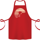 Rock Climber Climbing Mountaineering Cotton Apron 100% Organic Red
