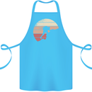 Rock Climber Climbing Mountaineering Cotton Apron 100% Organic Turquoise