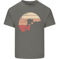 Rock Climber Climbing Mountaineering Mens Cotton T-Shirt Tee Top Charcoal