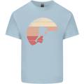 Rock Climber Climbing Mountaineering Mens Cotton T-Shirt Tee Top Light Blue