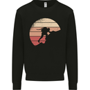 Rock Climber Climbing Mountaineering Mens Sweatshirt Jumper Black
