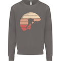 Rock Climber Climbing Mountaineering Mens Sweatshirt Jumper Charcoal