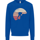 Rock Climber Climbing Mountaineering Mens Sweatshirt Jumper Royal Blue