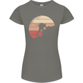 Rock Climber Climbing Mountaineering Womens Petite Cut T-Shirt Charcoal
