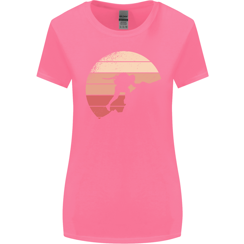 Rock Climber Climbing Mountaineering Womens Wider Cut T-Shirt Azalea