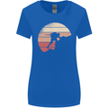 Rock Climber Climbing Mountaineering Womens Wider Cut T-Shirt Royal Blue