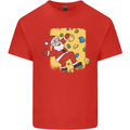 Rock Climbing Santa Funny Christmas Climber Kids T-Shirt Childrens Red