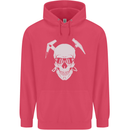 Rock Climbing Skull Mountain Climber Childrens Kids Hoodie Heliconia