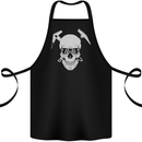 Rock Climbing Skull Mountain Climber Cotton Apron 100% Organic Black