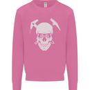 Rock Climbing Skull Mountain Climber Mens Sweatshirt Jumper Azalea
