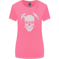 Rock Climbing Skull Mountain Climber Womens Wider Cut T-Shirt Azalea