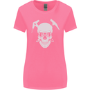 Rock Climbing Skull Mountain Climber Womens Wider Cut T-Shirt Azalea