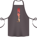 Rock Climbing There's No Limit Climber Cotton Apron 100% Organic Dark Grey