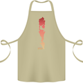 Rock Climbing There's No Limit Climber Cotton Apron 100% Organic Khaki