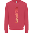 Rock Climbing There's No Limit Climber Kids Sweatshirt Jumper Heliconia