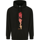Rock Climbing There's No Limit Climber Mens 80% Cotton Hoodie Black