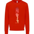 Rock Climbing There's No Limit Climber Mens Sweatshirt Jumper Bright Red