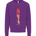 Rock Climbing There's No Limit Climber Mens Sweatshirt Jumper Purple