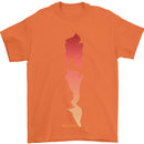 Rock Climbing There's No Limit Climber Mens T-Shirt Cotton Gildan Orange