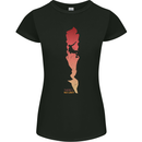 Rock Climbing There's No Limit Climber Womens Petite Cut T-Shirt Black