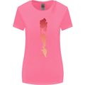 Rock Climbing There's No Limit Climber Womens Wider Cut T-Shirt Azalea