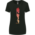 Rock Climbing There's No Limit Climber Womens Wider Cut T-Shirt Black