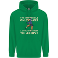 Rock Climbing the Impossible Funny Climber Childrens Kids Hoodie Irish Green